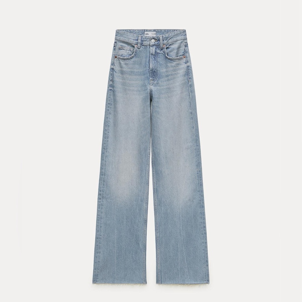 NWT Zara high rise wide leg jeans